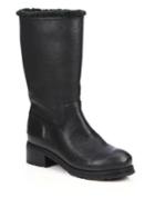 Hunter Original Shearling-lined Leather Boots
