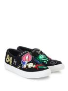 Marc Jacobs Mercer Embroidered Slip-on Sneakers