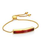 Monica Vinader Baja Red Onyx Chain Bracelet