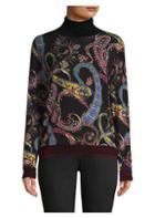Etro Printed Wool-blend Turtleneck Sweater