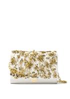 Michael Kors Collection Yasmeen Embellished Leather Clutch
