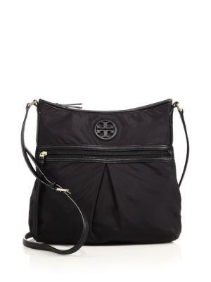 Tory Burch Nylon & Leather Swingpack Crossbody Bag