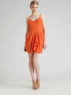 Rebecca Taylor Pindot Silk Dress