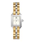 Tory Burch Dalloway Two-tone Stainless Steel Bracelet Watch