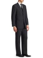 Emporio Armani G Line Windowpane Check Wool Two-piece Suit
