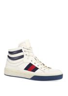 Gucci Leather High-top Sneakers