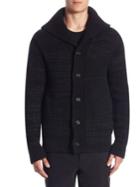 Vince Marled Button Wool Cardigan