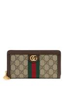 Gucci Ophida Canvas Zip-around Wallet