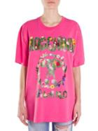 Moschino Oversized Floral Logo Tee