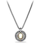 David Yurman Cable Collectibles Hamsa Charm Necklace With Diamonds And 18k Gold