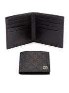 Gucci Embossed Gg Leather Bifold Wallet