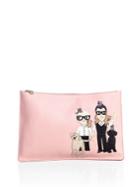 Dolce & Gabbana Family Leather Pouch