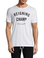 Reigning Champ Cotton Logo Tee