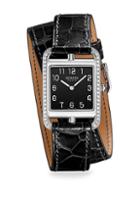 Hermes Watches Cape Cod Diamond, Stainless Steel & Alligator Strap Watch