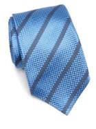 Kiton Periwinkle Striped Tie