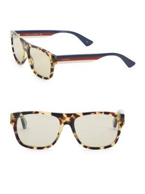 Gucci Tokyo 56mm Square Sunglasses