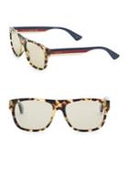 Gucci Tokyo 56mm Square Sunglasses