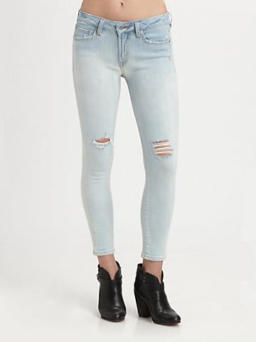 Genetic Denim The Brooke Distressed Cigarette Jeans