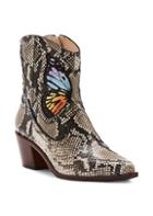 Sophia Webster Shelby Snakeprint Cowboy Boots