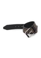 Fendi Ff Embossed Leather Belt