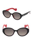 Moncler 50mm Oval Sunglasses