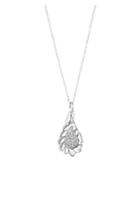 Alexis Bittar Crystal Encrusted Paisley Rope Pendant Necklace