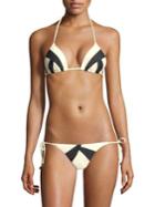 Vix By Paula Hermanny Two-tone Triangle Bikini Top