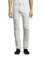 Versace Jeans Distressed Slim-fit Jeans