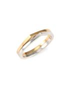 Repossi Antifer 18k Rose & White Gold Colorblock Ring