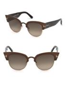 Tom Ford Eyewear 55mm Alexandra Cat Eye Gradient Sunglasses