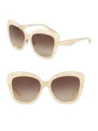 Dolce & Gabbana 56mm Metal Butterfly Sunglasses