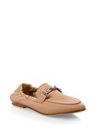 Tod's Cuoio Legg Leather Moccasins