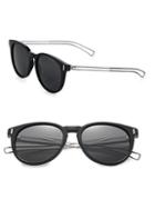 Dior Homme 54mm Black Tie Round Sunglasses