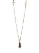 Konstantino Cassiopeia Doublet Spectrolite, 18k Yellow Gold, & Sterling Silver Necklace