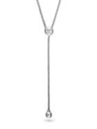 John Hardy Classic Chain Diamond Lariat Necklace