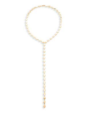 Melissa Kaye Chloe 18k Yellow Gold Lariat Necklace