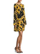 Michael Kors Collection Silk Floral-print Dress