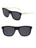 Dolce & Gabbana 42mm Polarized Square Sunglasses