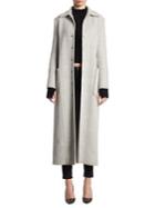 Helmut Lang Double-faced Long Wool & Cashmere Coat