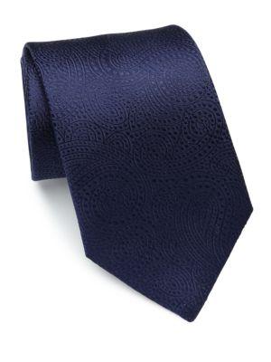 Eton Paisley Patterned Silk Tie