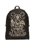 Alexander Mcqueen Printed Leather Backpack