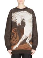 Stella Mccartney Long-sleeve Horse-print Sweater