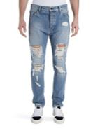 Palm Angels Ripped Vintage Wash Jeans