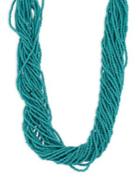 Kenneth Jay Lane Seed Bead Necklace/turquoise