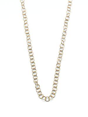 Temple St. Clair 18k Yellow Gold Round Link Necklace Chain/32