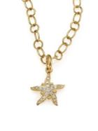 Temple St. Clair Tree Of Life Diamond & 18k Yellow Gold Sea Star Pendant