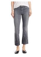 Mother Ankle Fray Flared Jeans