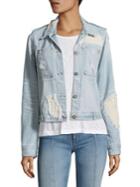 Mcguire The Dolly Distressed Denim Jacket
