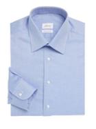 Brioni Herringbone Classic-fit Cotton Dress Shirt