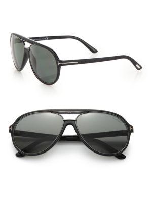 Tom Ford Eyewear Sergio 56mm Square Sunglasses